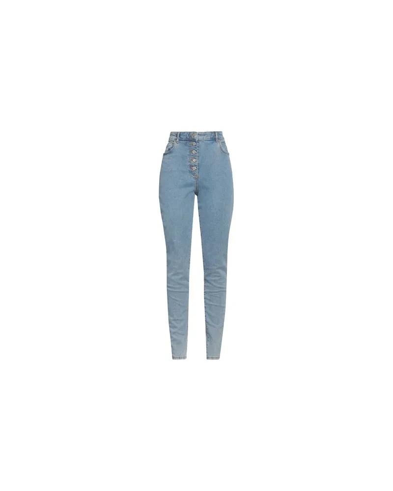 Moschino HOSEN & RÖCKE - Jeanshosenauf YOOX.COM Blau