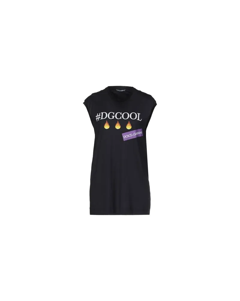 Dolce & Gabbana TOPS - T-shirtsauf YOOX.COM Schwarz