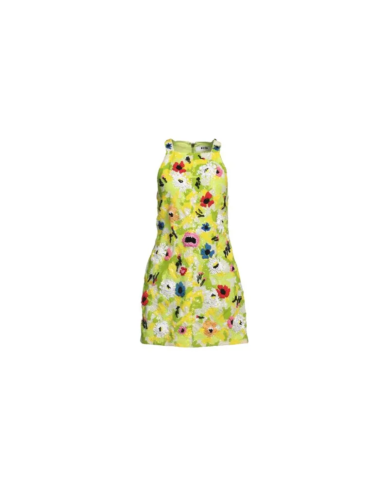 MSGM KLEIDER - Mini-Kleiderauf YOOX.COM Limettengrün
