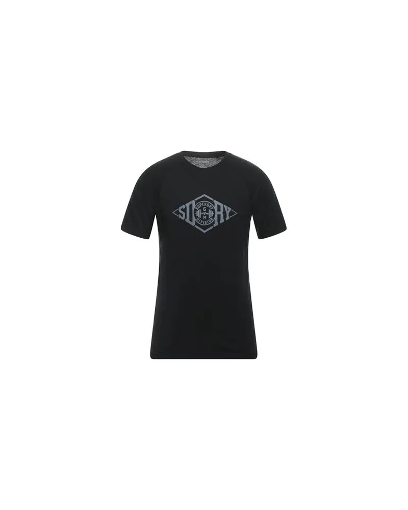 Superdry. TOPS - T-shirtsauf YOOX.COM Schwarz