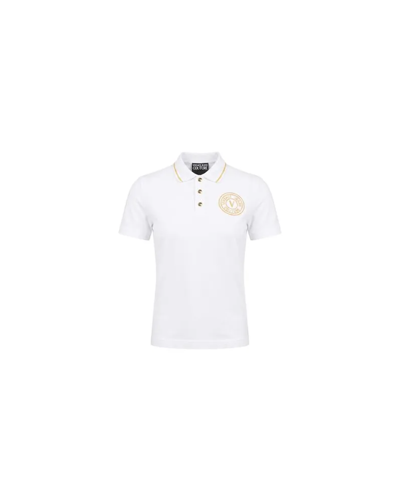 Versace Jeans TOPS - Poloshirtsauf YOOX.COM Weiß