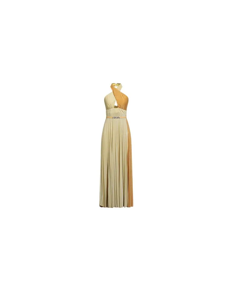 Liu Jo KLEIDER - Maxi-Kleiderauf YOOX.COM Pastellgelb