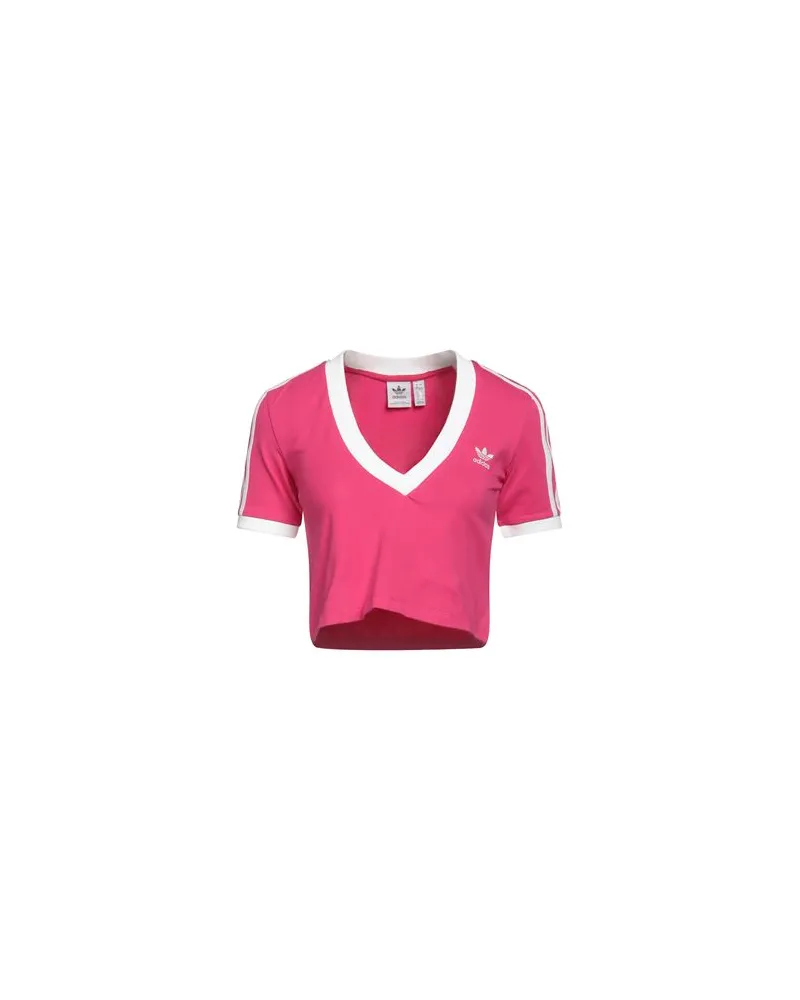 adidas TOPS - T-shirtsauf YOOX.COM Fuchsia