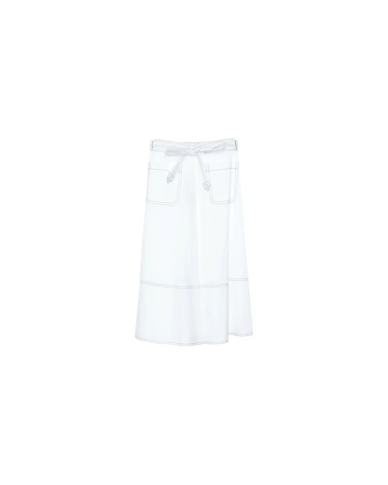 Marni HOSEN & RÖCKE - Midi-Röckeauf YOOX.COM Weiß