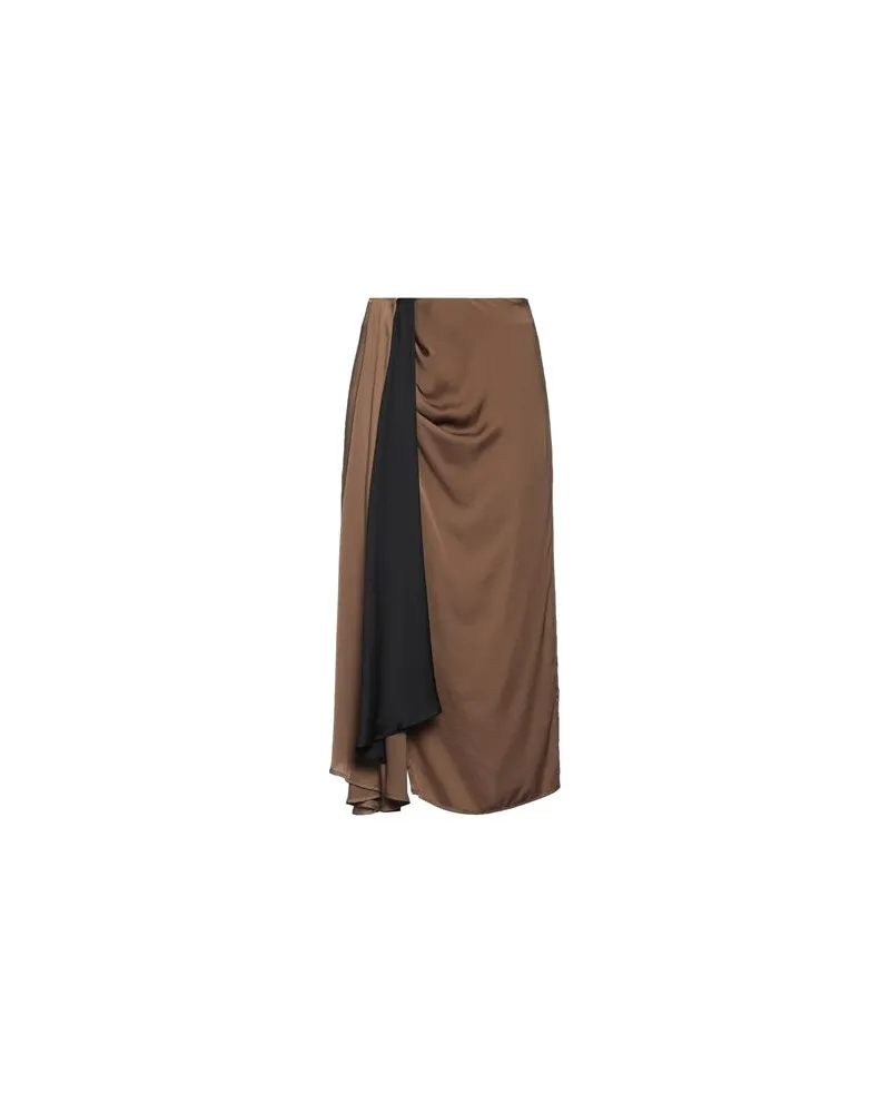 Essentiel HOSEN & RÖCKE - Midi-Röckeauf YOOX.COM Militärgrün