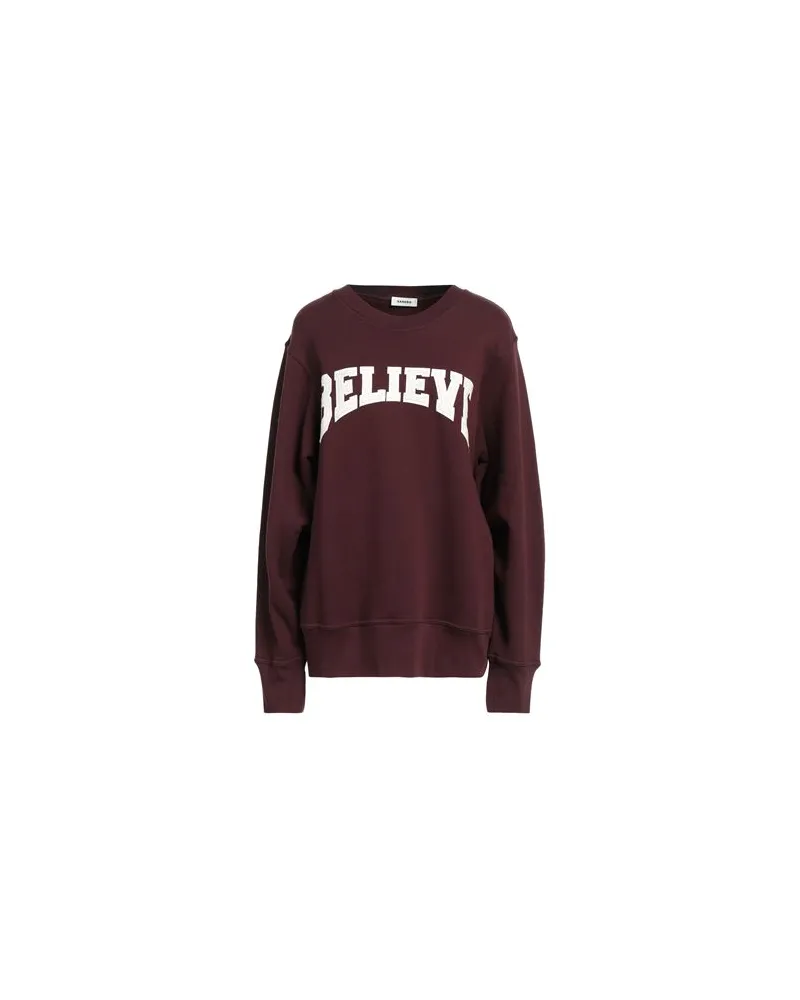 Sandro TOPS - Sweatshirtsauf YOOX.COM Schokobraun