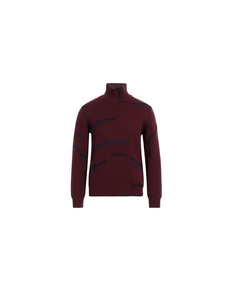 Emporio Armani STRICKWAREN - Rollkragenpulloverauf YOOX.COM Bordeaux