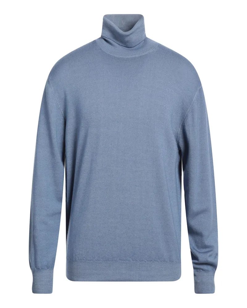 Digel Rollkragenpullover Taubenblau