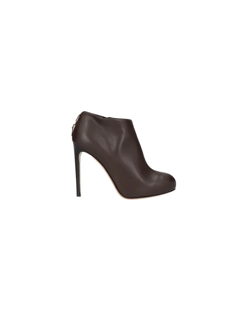 Ferragamo SCHUHE - Stiefelettenauf YOOX.COM Dunkelbraun