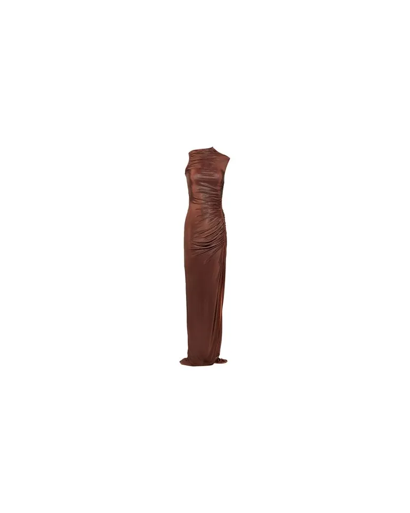 Rick Owens Lilies KLEIDER - Maxi-Kleiderauf YOOX.COM Braun