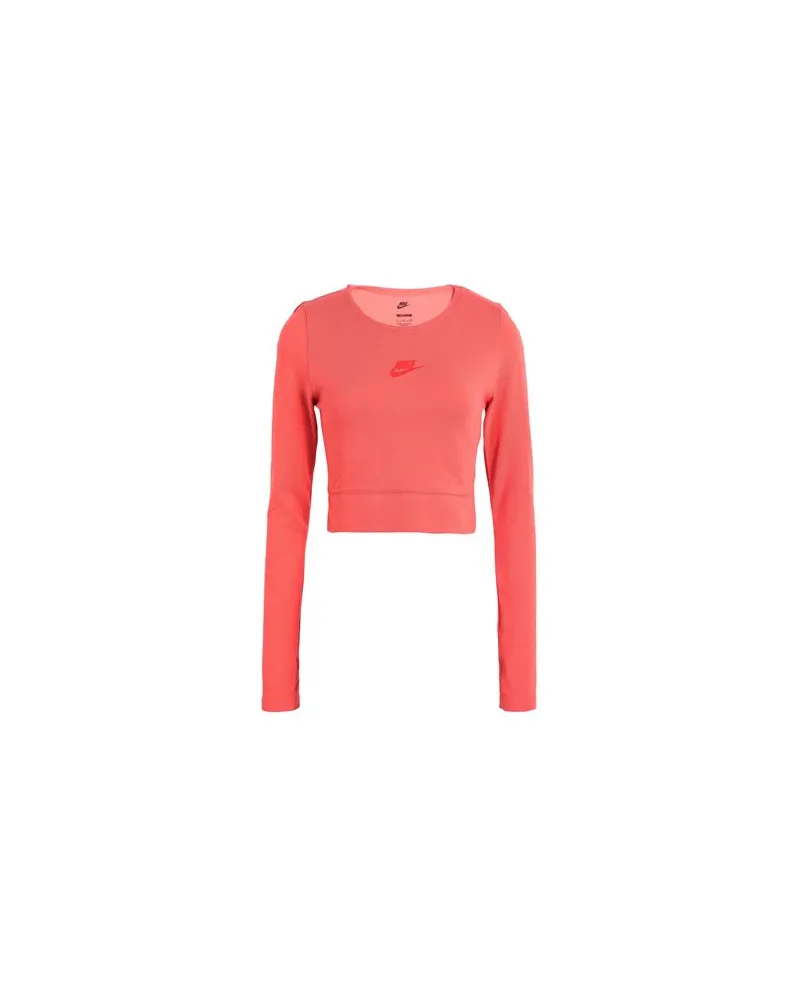 Nike W NSW LS CROP TOP DNC - TOPS - T-shirtsauf YOOX.COM Lachs
