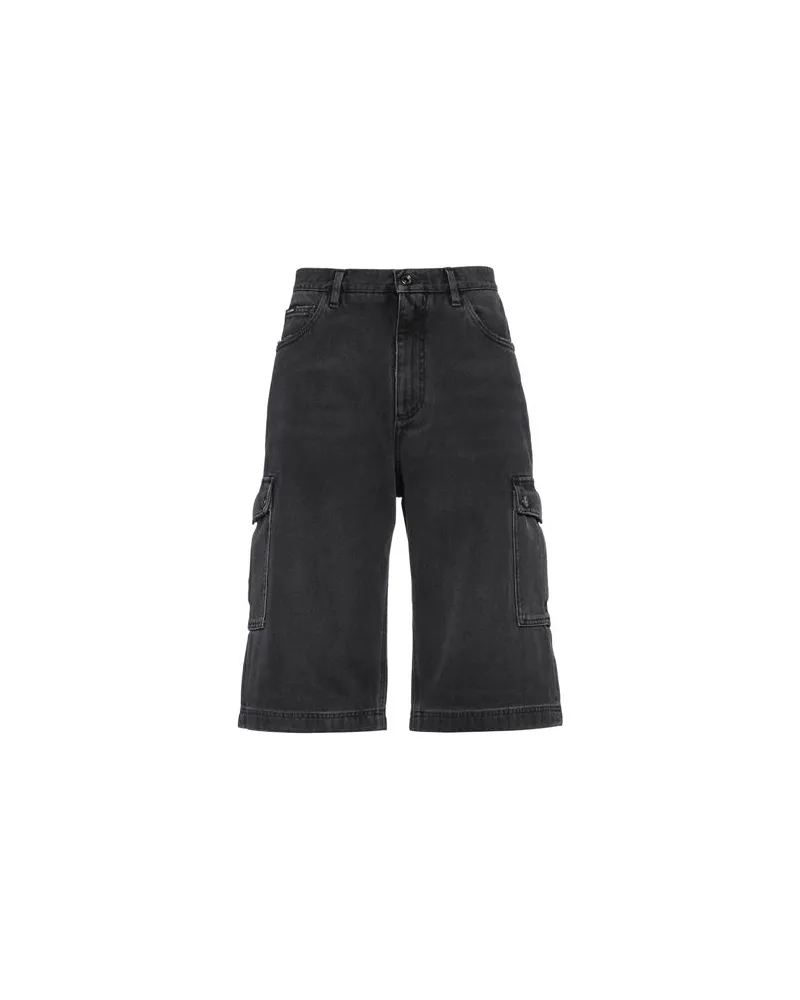 Dolce & Gabbana HOSEN & RÖCKE - Jeansshortsauf YOOX.COM Schwarz