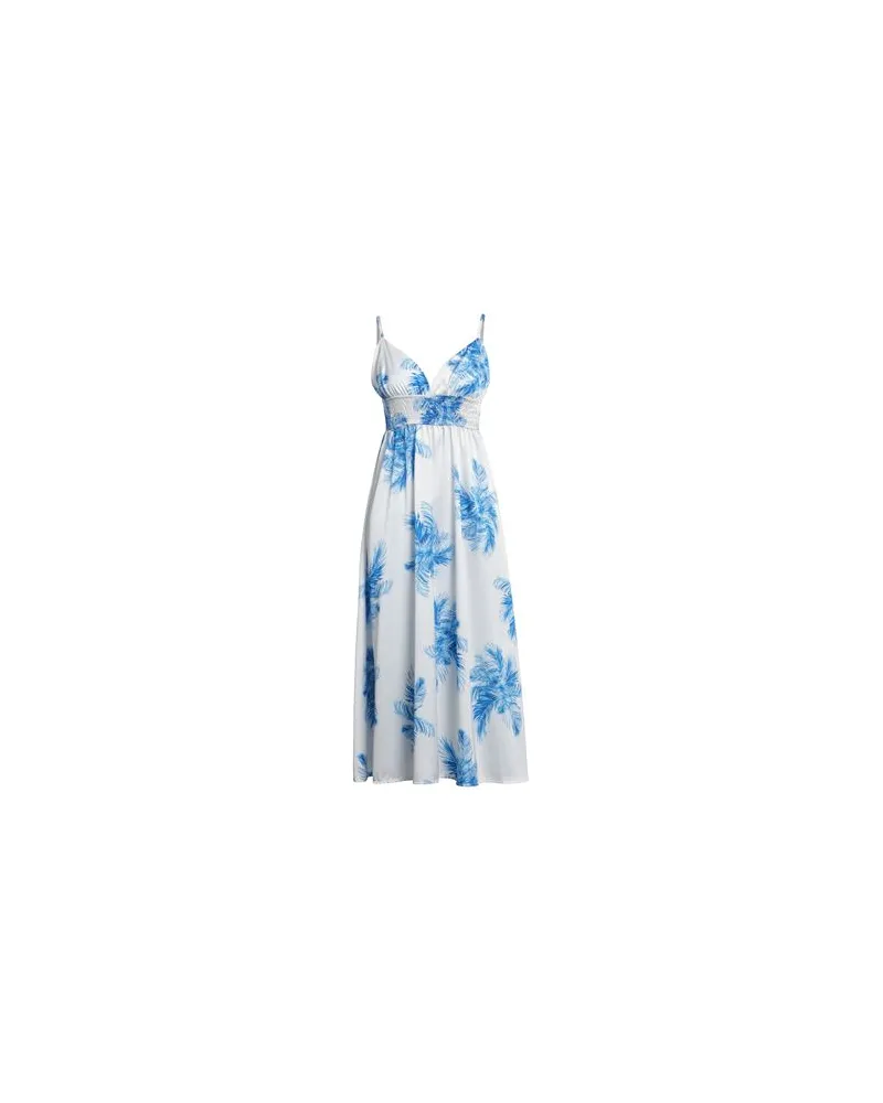 BERNA KLEIDER - Midi-Kleiderauf YOOX.COM Azurblau