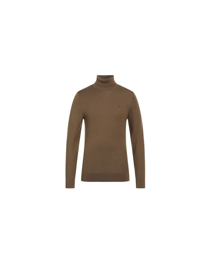 Calvin Klein STRICKWAREN - Rollkragenpulloverauf YOOX.COM Braun