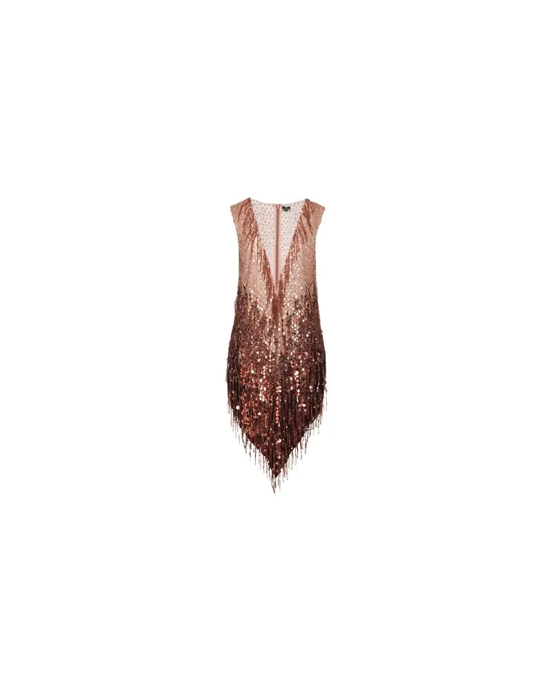 Elisabetta Franchi KLEIDER - Mini-Kleiderauf YOOX.COM Braun