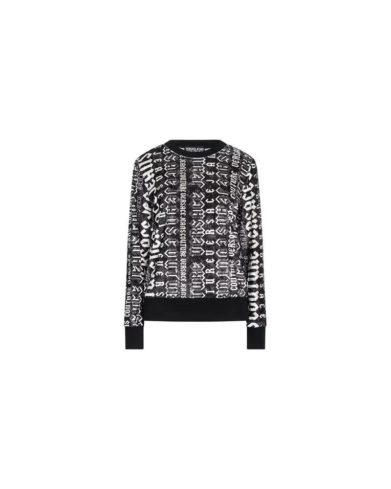 Versace Jeans TOPS - Sweatshirtsauf YOOX.COM Schwarz