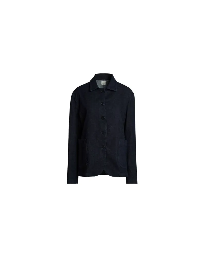 120% Lino JACKEN & MÄNTEL - Jeansjacken/Mäntelauf YOOX.COM Blau