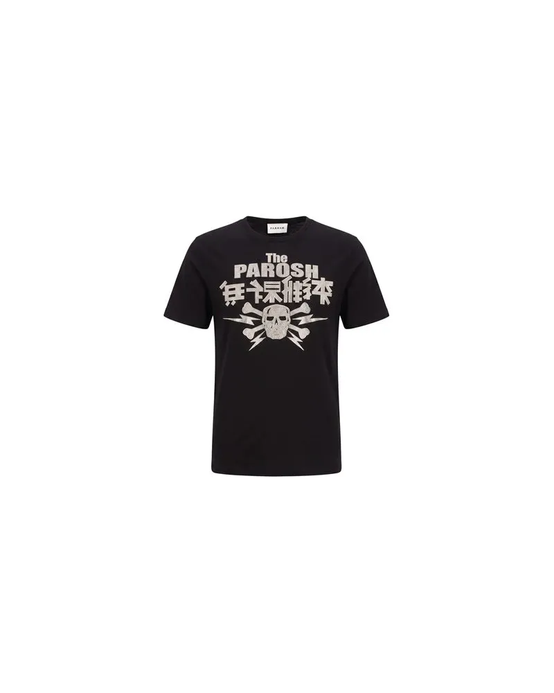 P.A.R.O.S.H. TOPS - T-shirtsauf YOOX.COM Schwarz
