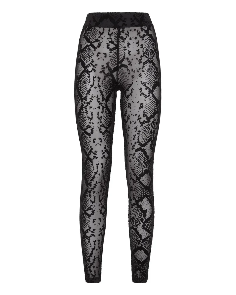 Philipp Plein Leggings Schwarz