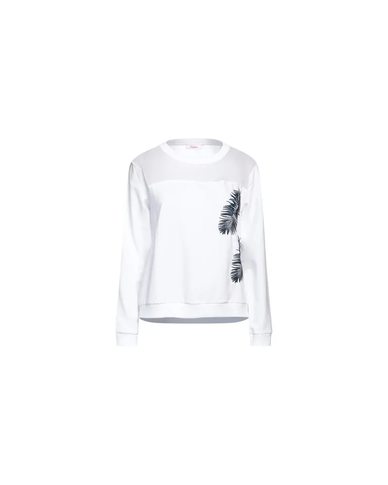 Blumarine TOPS - Sweatshirtsauf YOOX.COM Weiß
