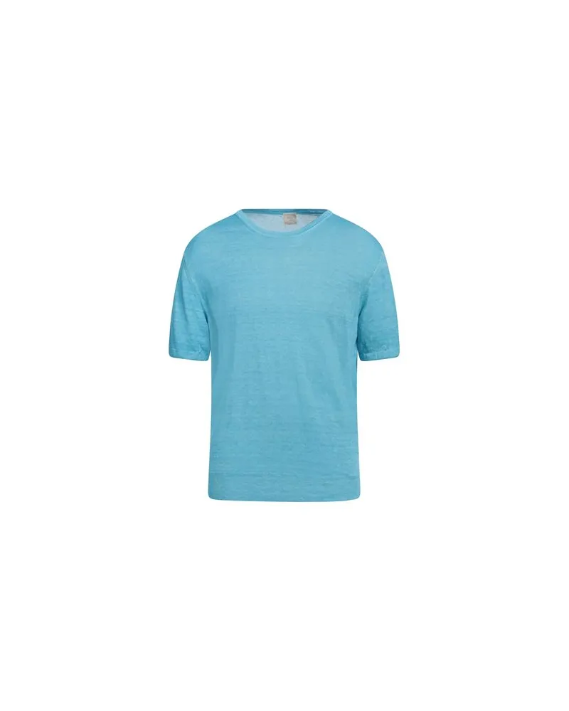 120% Lino STRICKWAREN - Pulloverauf YOOX.COM Azurblau