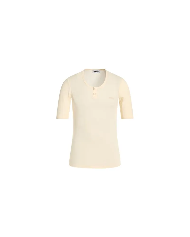 Magliano TOPS - T-shirtsauf YOOX.COM Cremeweiß