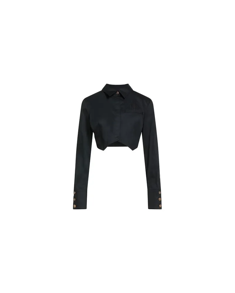 Elisabetta Franchi TOPS - Hemdenauf YOOX.COM Schwarz