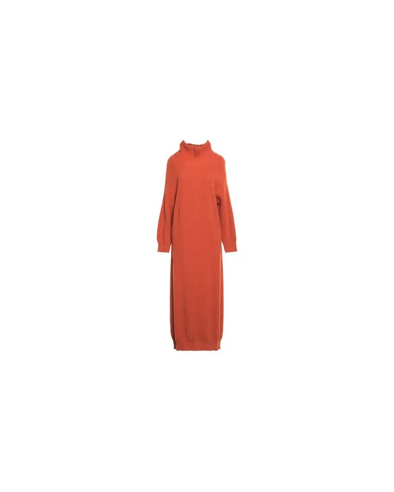 Antonelli Firenze KLEIDER - Midi-Kleiderauf YOOX.COM Rostrot
