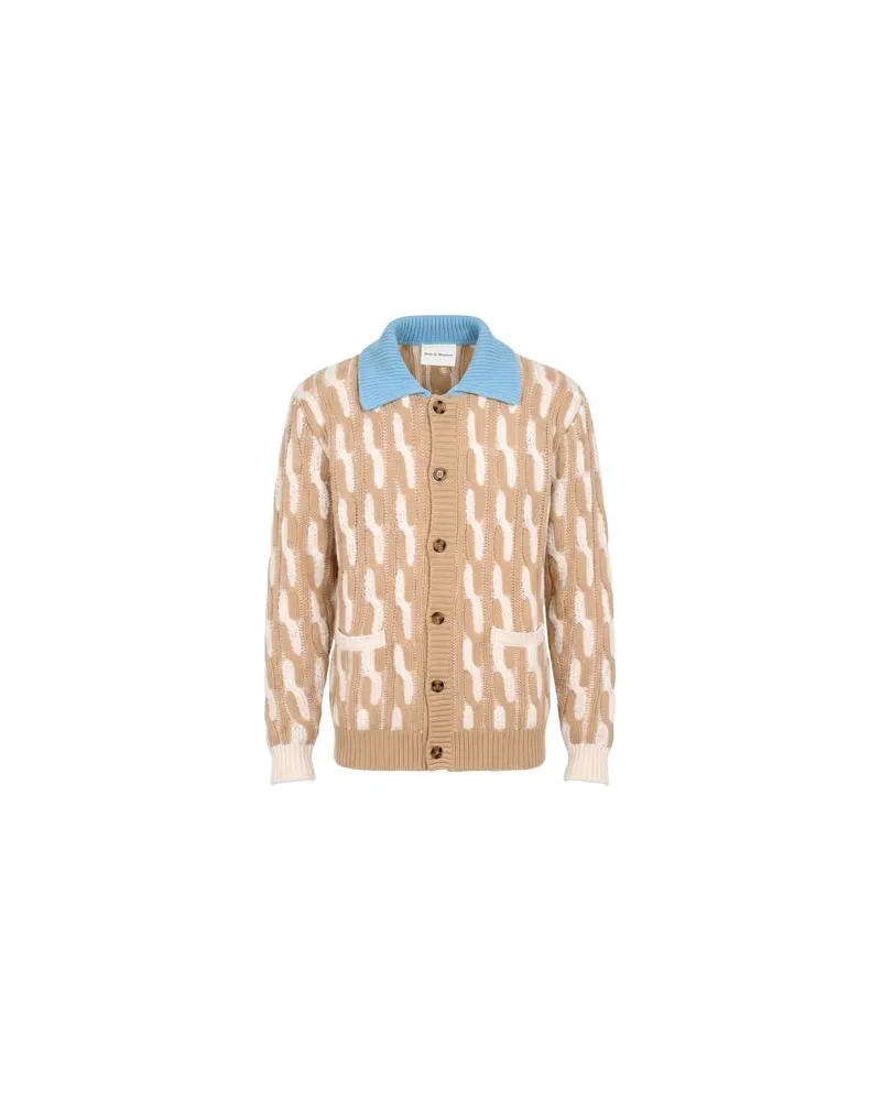 Drôle de Monsieur STRICKWAREN - Strickjackenauf YOOX.COM Beige