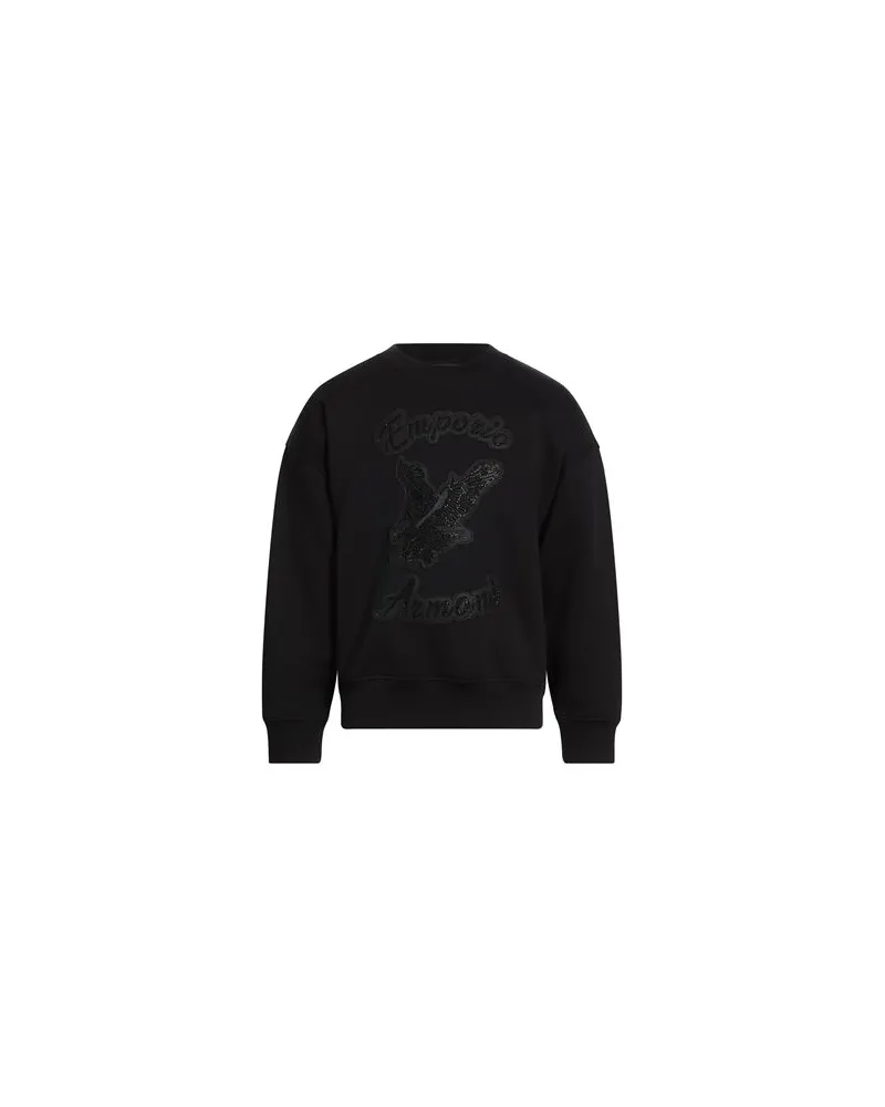 Emporio Armani TOPS - Sweatshirtsauf YOOX.COM Schwarz