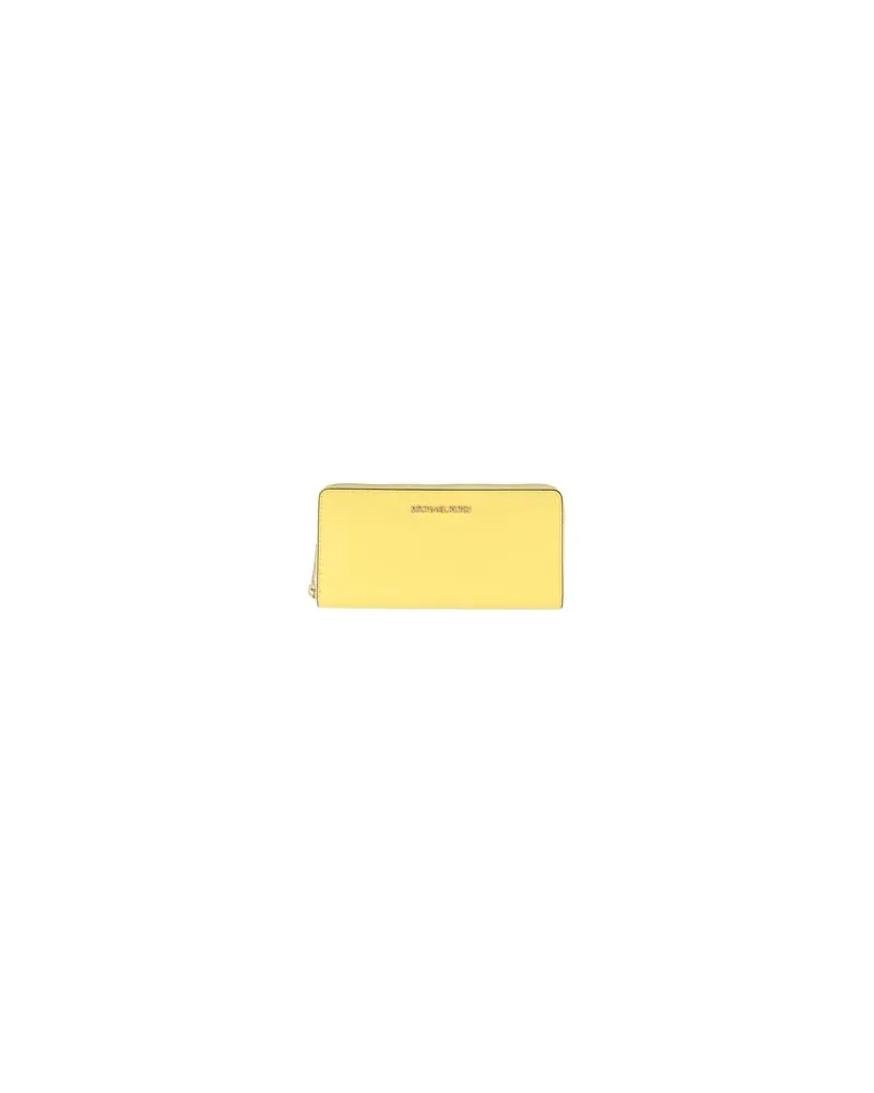 Michael Kors Kleinlederwaren - Brieftaschenauf YOOX.COM Pastellgelb