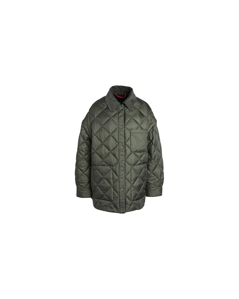 MAX&Co. LORIANA  - JACKEN & MÄNTEL - Pufferjacken & Daunenjackenauf YOOX.COM Militärgrün
