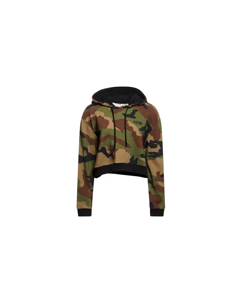 Moschino TOPS - Sweatshirtsauf YOOX.COM Militärgrün