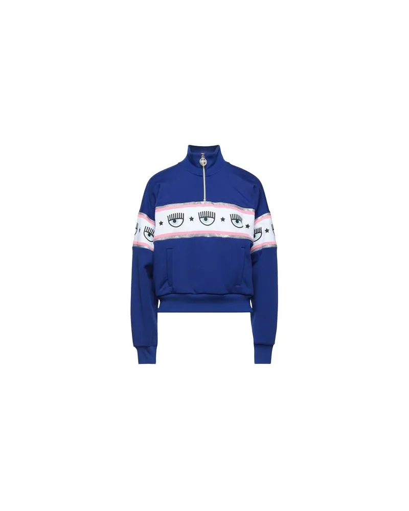 Chiara Ferragni TOPS - Sweatshirtsauf YOOX.COM Blau