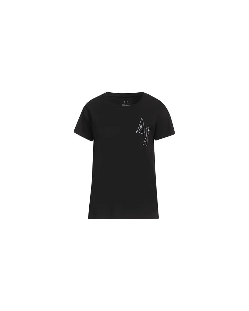 Armani Exchange TOPS - T-shirtsauf YOOX.COM Schwarz