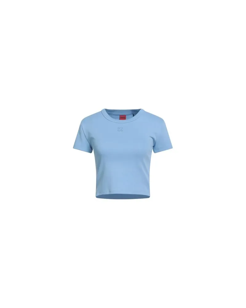 HUGO BOSS TOPS - T-shirtsauf YOOX.COM Hellblau