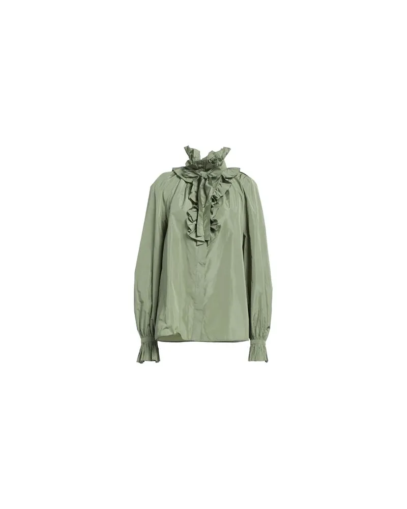 Alberta Ferretti TOPS - Hemdenauf YOOX.COM Salbeigrün