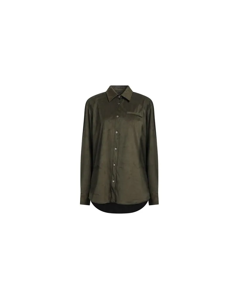 John Richmond TOPS - Hemdenauf YOOX.COM Militärgrün