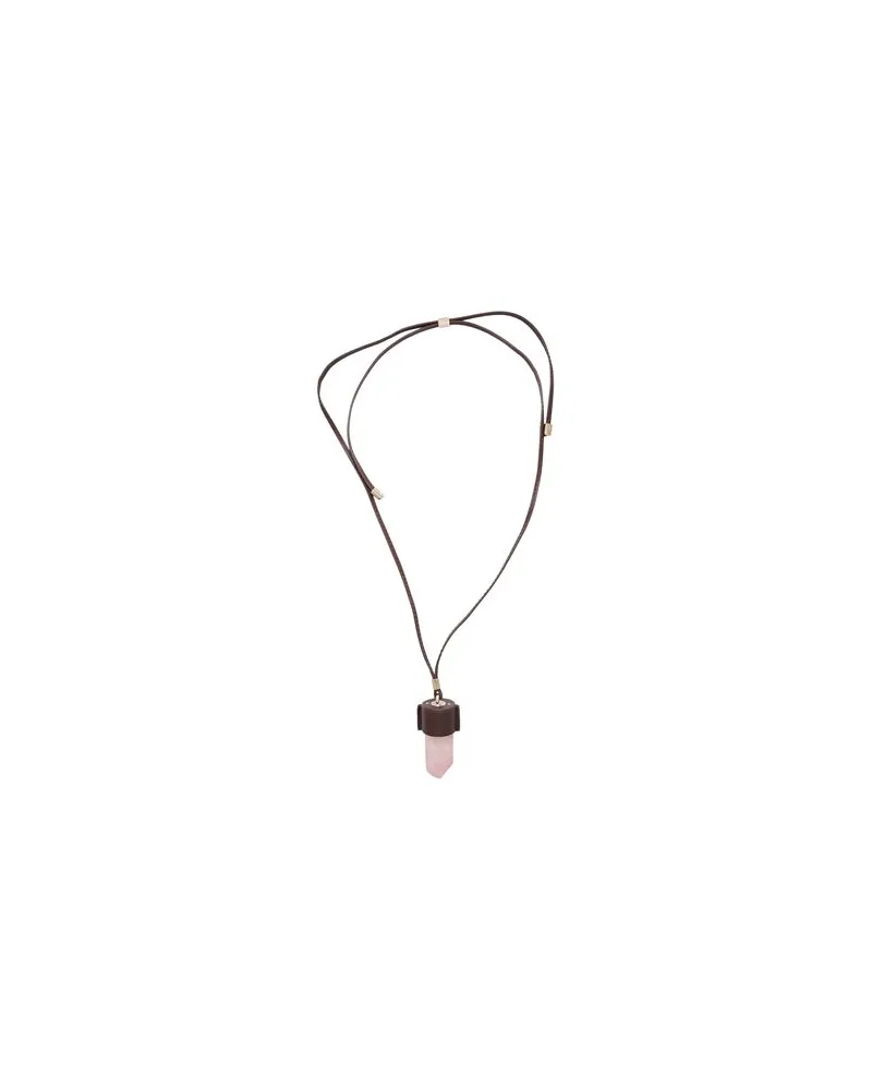 Chloé SCHMUCK und UHREN - Halskettenauf YOOX.COM Dunkelbraun