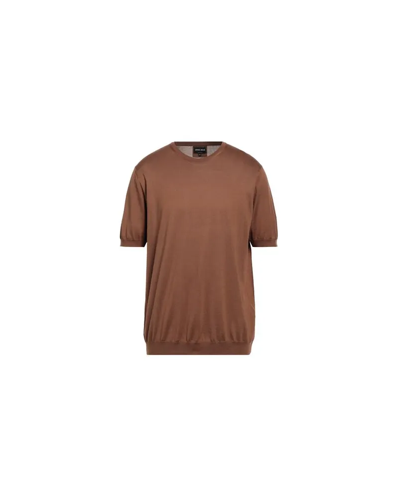 Giorgio Armani STRICKWAREN - Pulloverauf YOOX.COM Braun