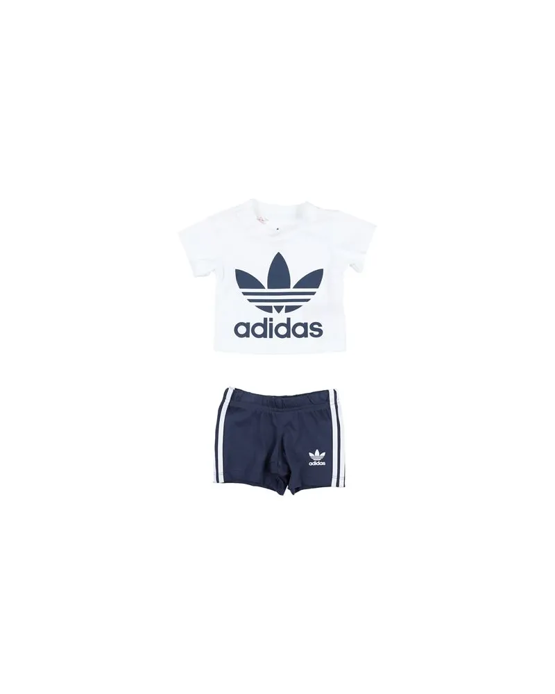 adidas SHORT TEE SET   - NEUGEBORENE - Babykleidung-Setsauf YOOX.COM Weiß