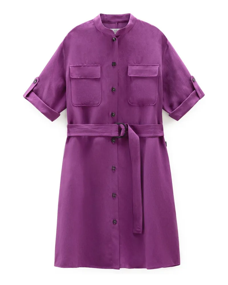 Woolrich Mini-Kleid Dunkelviolett