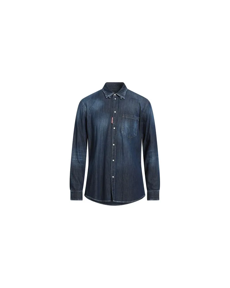Dsquared2 TOPS - Jeanshemdenauf YOOX.COM Blau