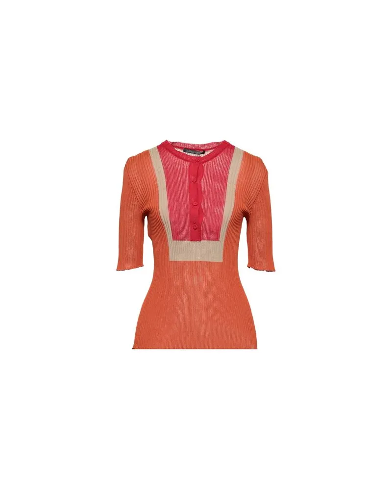 Alberta Ferretti STRICKWAREN - Pulloverauf YOOX.COM Orange
