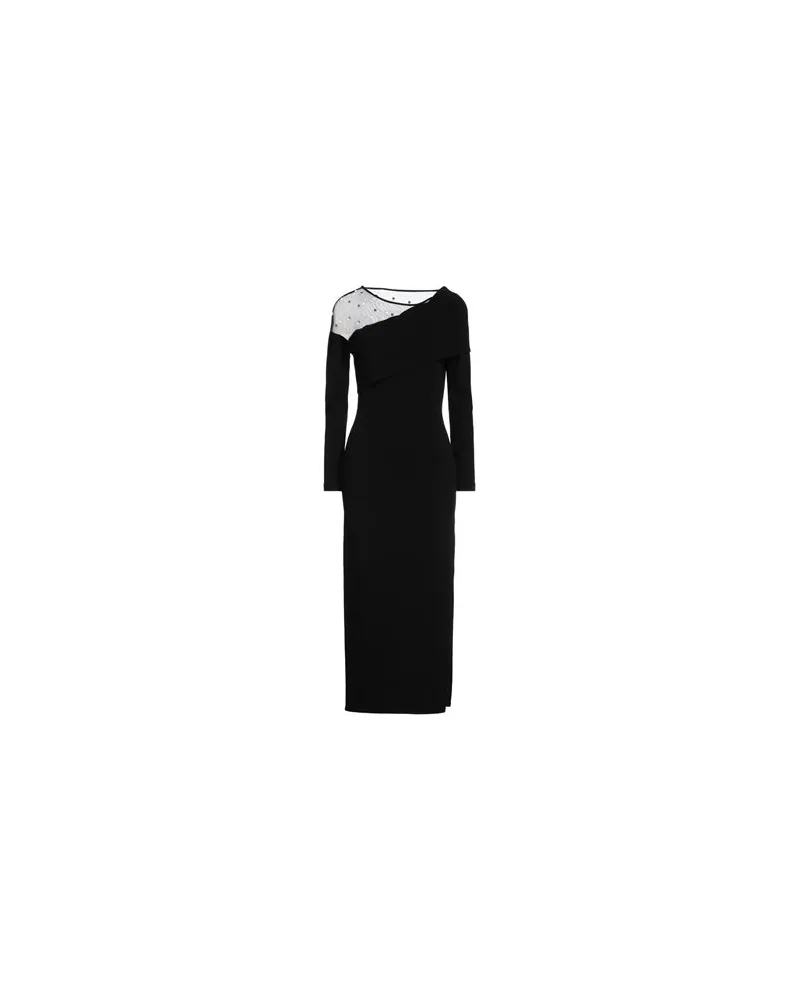 Clips KLEIDER - Maxi-Kleiderauf YOOX.COM Schwarz
