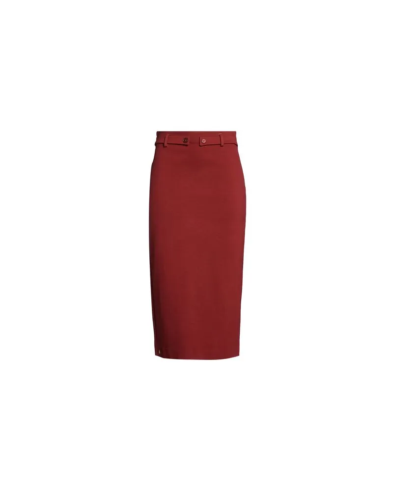 Manila Grace HOSEN & RÖCKE - Midi-Röckeauf YOOX.COM Rostrot
