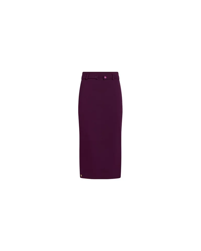 Manila Grace HOSEN & RÖCKE - Midi-Röckeauf YOOX.COM Pflaume