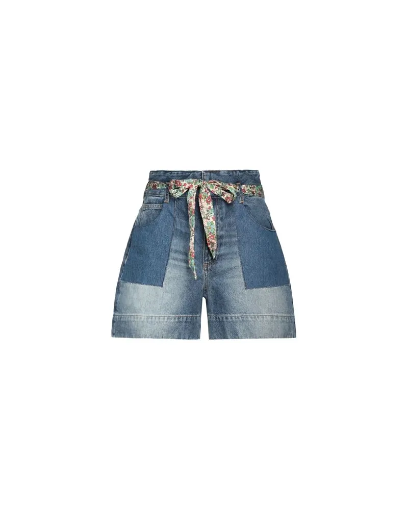 Sandro HOSEN & RÖCKE - Jeansshortsauf YOOX.COM Blau