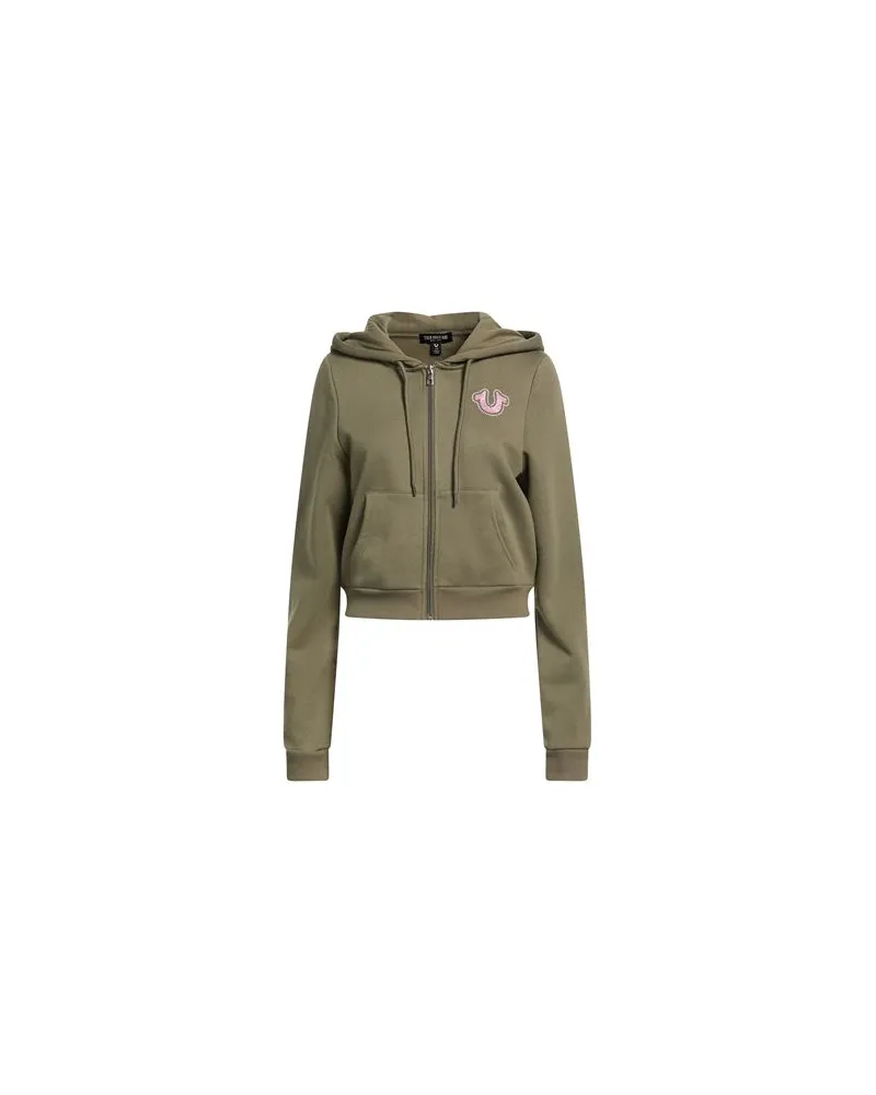 True Religion TOPS - Sweatshirtsauf YOOX.COM Militärgrün