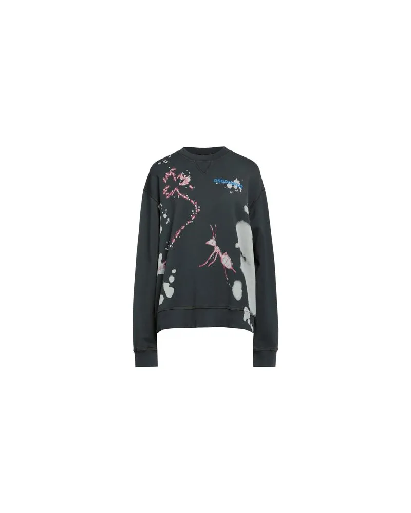 Dsquared2 TOPS - Sweatshirtsauf YOOX.COM Schwarz